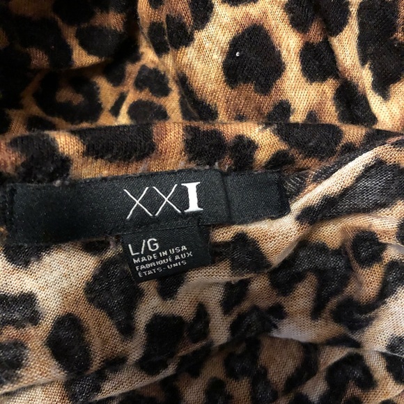 3 for $15 Leopard Cardigan - Picture 2 of 3